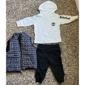 Toddler Boy | Baby Boy | Timberland 3-Piece Outfit | 12M
